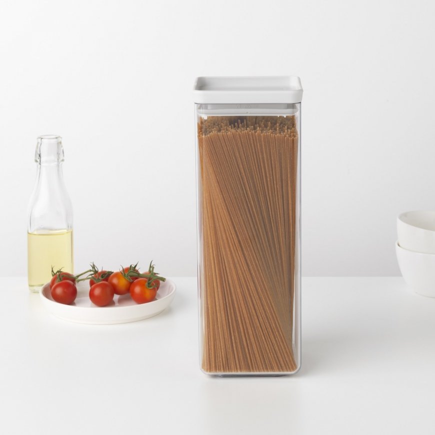 Brabantia Tasty+ Square Plastic Transparent, White – 3
