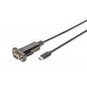 Digitus DA-70166 serijinis kabelis Juoda 1 m DB-9 Digitus DA-70166 serijinis kabelis Juoda 1 m DB-9