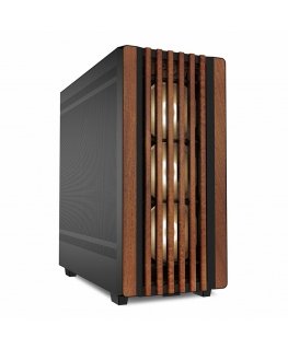 Sharkoon REBEL C70M RGB Full Tower musta, Puu