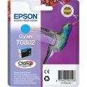 Epson Hummingbird Yksittäispakkaus, syaani T0802 Claria Photographic -muste Epson Hummingbird Yksittäispakkaus, syaani T0802 Claria Photographic -muste
