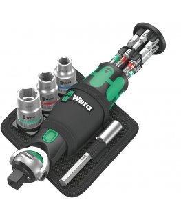 Wera 05004283001 tarkšķatslēga 18 pcs Melns, Zaļš