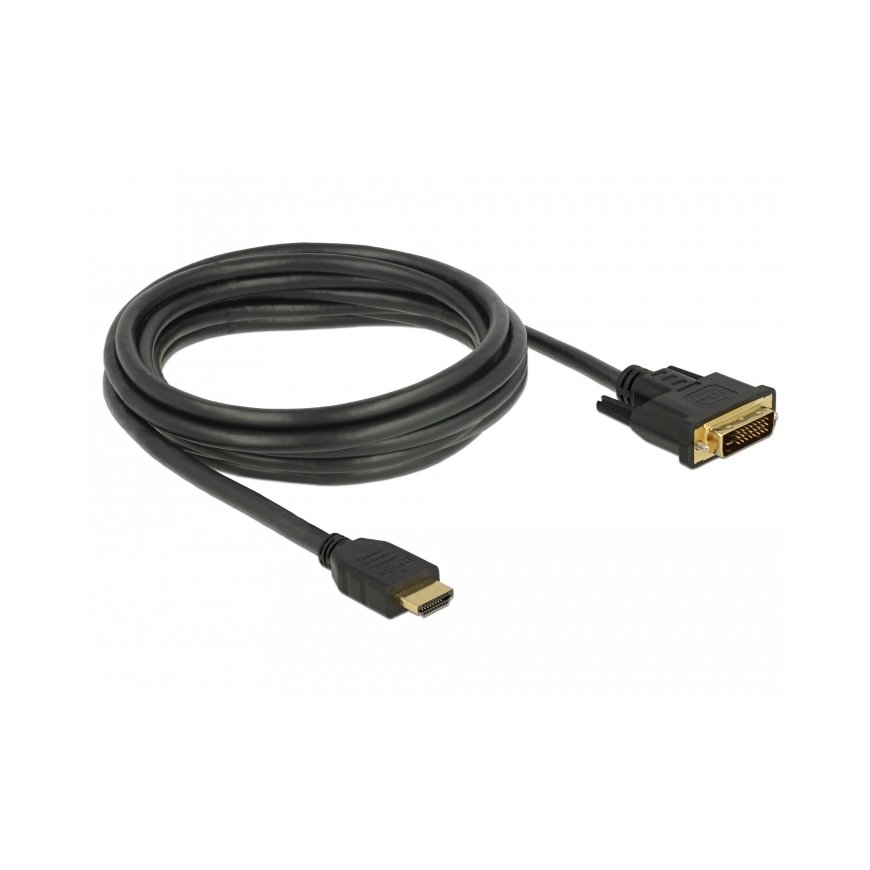 DeLOCK 85655 video cable adapter 3 m HDMI Type A (Standard) DVI Black – 2