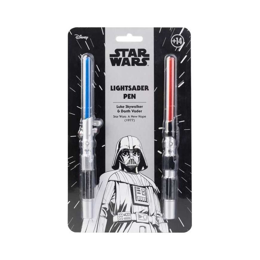 ERIK Star Wars -valomiekkasetti, 2 kynää valolla