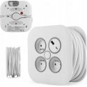 Plastrol Przedłużacz zwijany 10m 3x1mm2 10A su bezpiecznikiem termicznym + USB-A + USB-C Plastrol Przedłużacz zwijany 10m 3x1mm2 10A su bezpiecznikiem termicznym + USB-A + USB-C
