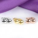 Brilio Silver Minimalist Gold Plated Earrings EA103Y Brilio Silver Minimalist Gold Plated Earrings EA103Y
