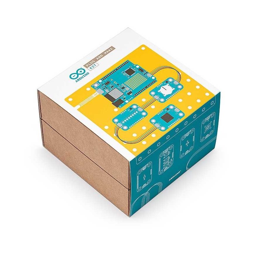 Arduino Plug and Make Kit – Arduino Uno R4 WiFi Kit and 7 Qwiic Modules – AKX00069 – 2