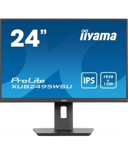 iiyama ProLite XUB2495WSU-B7 monitori 61 cm (24") 1920 x 1200 pikseļi 4K Ultra HD LED Melns