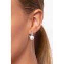 Brilio Silver Brilio Silver Charming silver earrings with pearl and zircons EA94 Brilio Silver Brilio Silver Charming silver earrings with pearl and zircons EA94