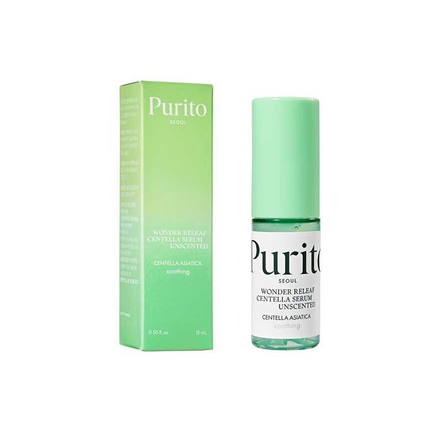PURITO Unscented Face Serum with Asian Wonder Releaf Centella (Serum Unscented) 15 ml 15ml topical care product