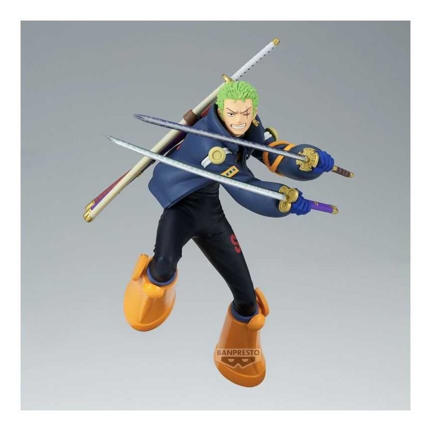 Banpresto One Piece Roronoa Zoro Battle Record Collection -figuuri 16cm – 2