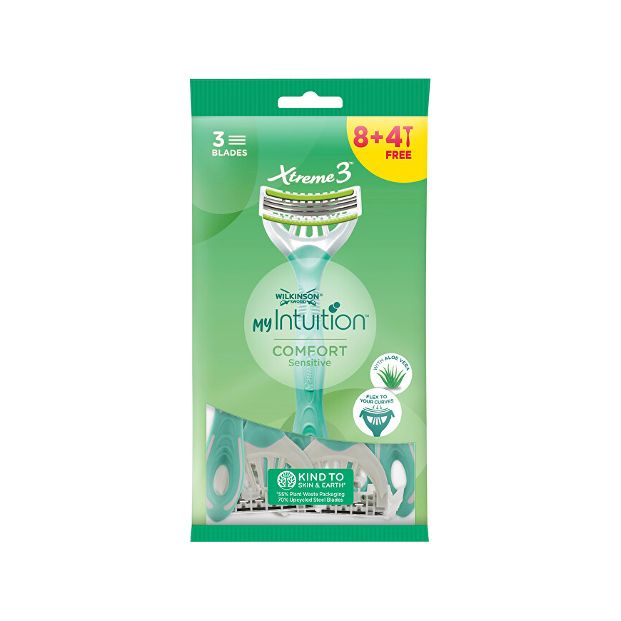 Wilkinson Sword Disposable razor for women My Intuition Comfort Sensitive 8 + 4 pcs