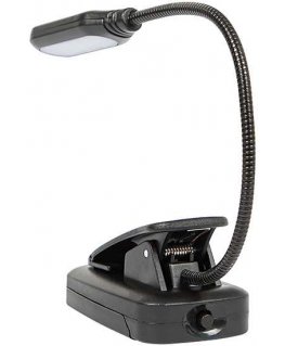 Blow LB-18 LED-pöytävalaisin klipsillä, musta