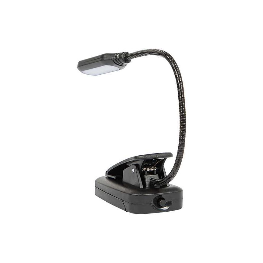 Blow LB-18 LED-pöytävalaisin klipsillä, musta
