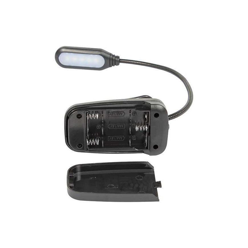 Blow LB-18 LED-pöytävalaisin klipsillä, musta – 2