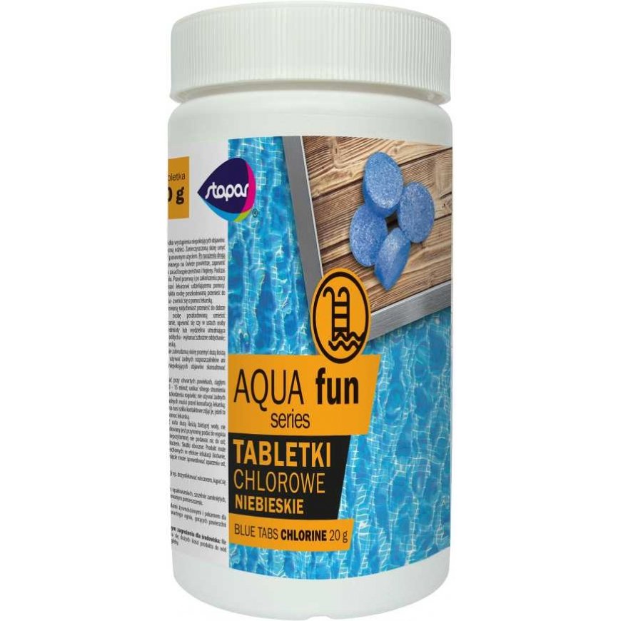 Aqua Fun chlorine tablets 20 g blue STAPAR