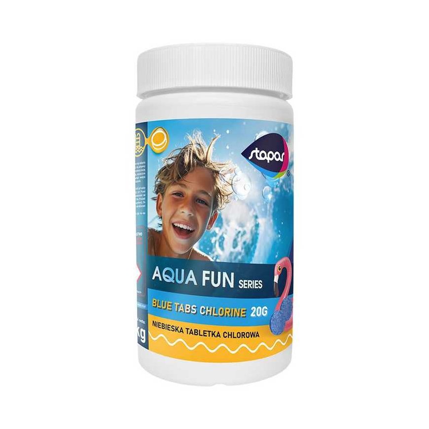 Aqua Fun chlorine tablets 20 g blue STAPAR – 2