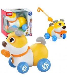 WOOPIE interactive dog toy 2in1 barking pusher 360° 6m+