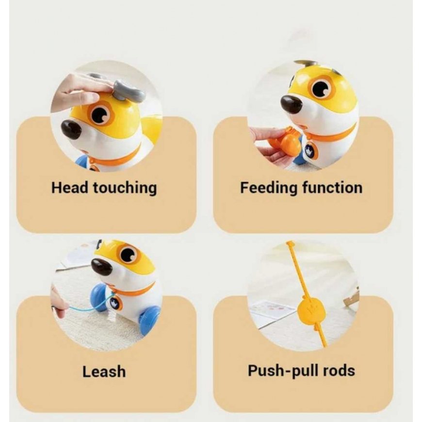 WOOPIE interactive dog toy 2in1 barking pusher 360° 6m+ – 5