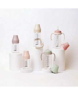 SPECTRA PA BOTTLE, 160 ML, WITH SIZE S NIPPLE, POWDER Pink