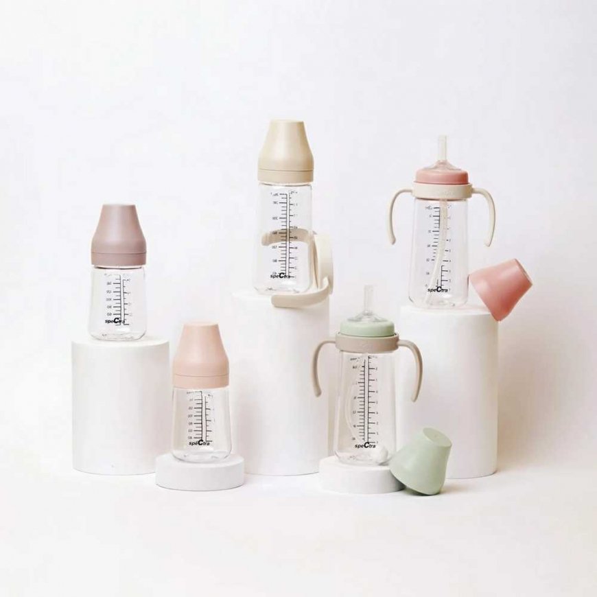 SPECTRA PA BOTTLE, 160 ML, WITH SIZE S NIPPLE, POWDER Pink