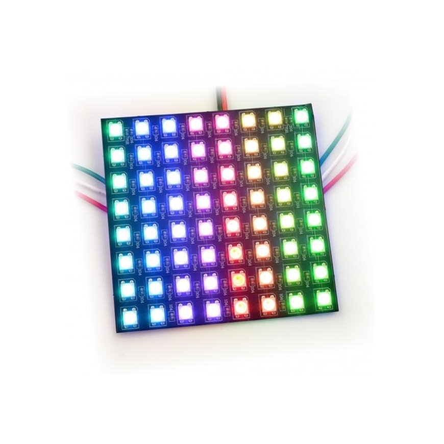 Oem Lanksti diodų matrica 8x8 - 64 LED RGB - WS2812B