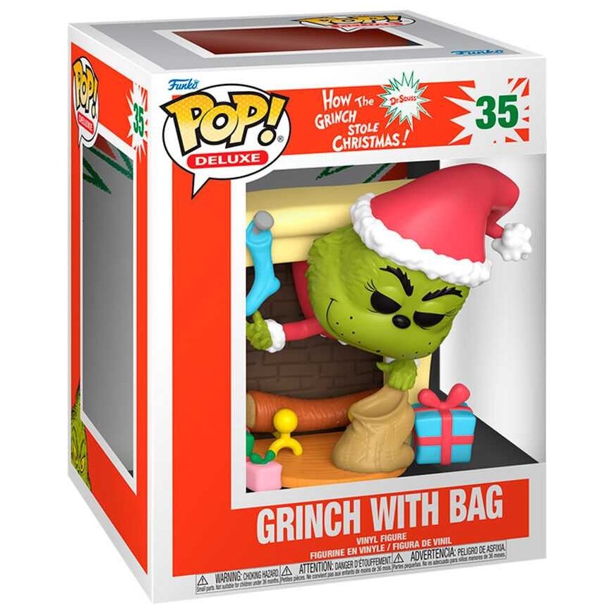 Funko POP-figuuri Deluxe Grinch laukulla
