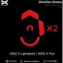 X-Raypad Obsidian Skates Logitech G502 X Lightspeed & G502 X Plus Punainen 2 kpl. (Punainen) Vaihtohiiren jalat X-Raypad Obsidian Skates Logitech G502 X Lightspeed & G502 X Plus Punainen 2 kpl. (Punainen) Vaihtohiiren jalat