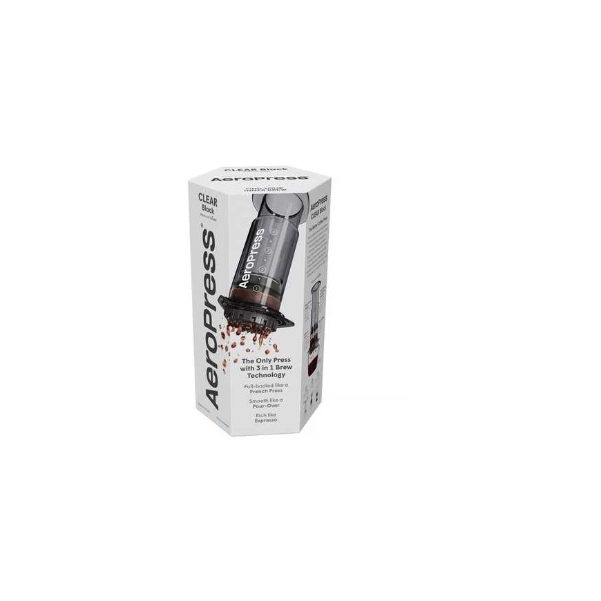 AeroPress – läpinäkyvä savustettu kahvinkeitin – 4