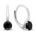 Brilio Silver Brilio Silver Silver earrings with black zircons EA755WBC Brilio Silver Brilio Silver Silver earrings with black zircons EA755WBC