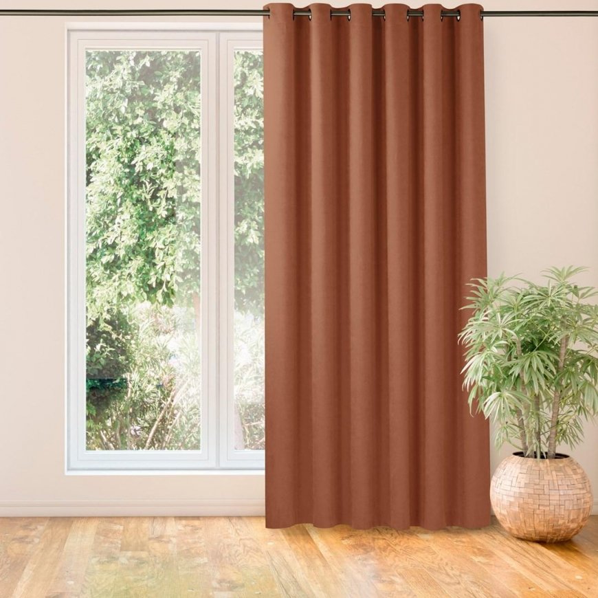 Homede Curtains CHENILLE EYELETS“ G GINGER“ 140 x 270 – 2