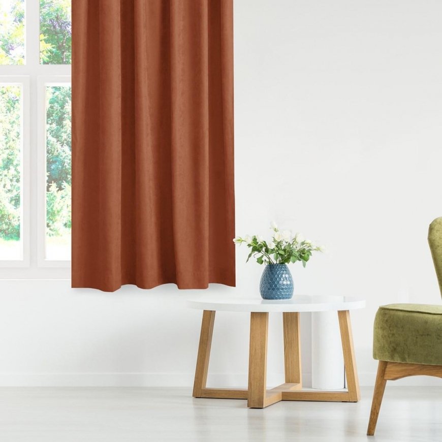 Homede Curtains CHENILLE EYELETS“ G GINGER“ 140 x 270 – 3