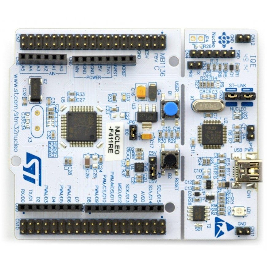 Stmicroelectronics STM32 NUCLEO-F411RE module - STM32F411RE ARM Cortex M4 – 2