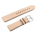 Pacific W81 leather watch strap - pink - 20mm