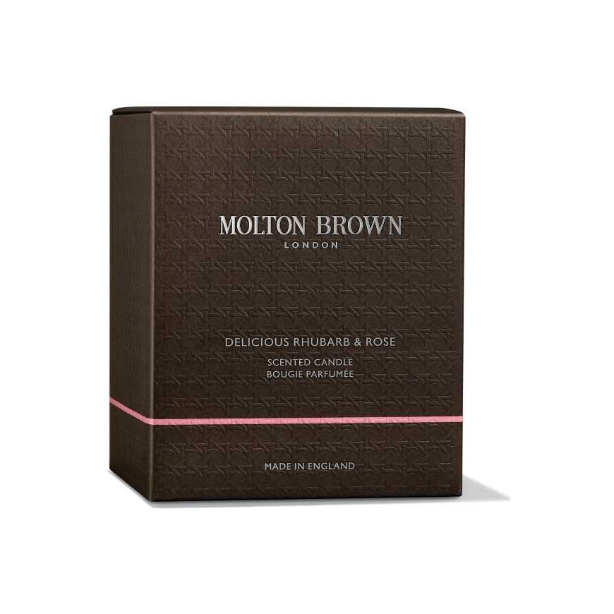 Molton Brown M.Brown herkullinen raparperi- ja ruusukynttilä, 190 g – 4