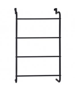 Bathroom Solutions -pyyheteline, oven yläpuolelle, musta, metalli