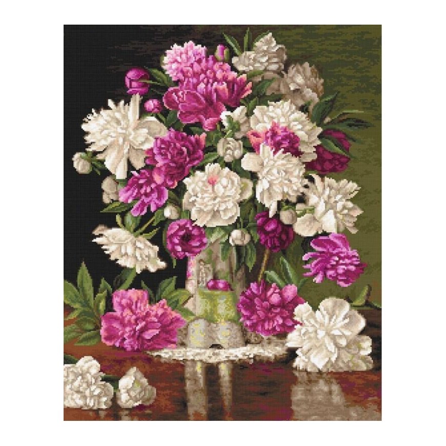 luca S Red and white peonies SG608