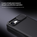 Nillkin CamShield Pro Magnetic Apple iPhone 16e - dėklas telefonui juodos spalvos Nillkin CamShield Pro Magnetic Apple iPhone 16e - dėklas telefonui juodos spalvos