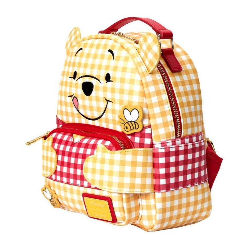 Loungefly Disney Nalle Puh Gingham -reppu 25cm – 2