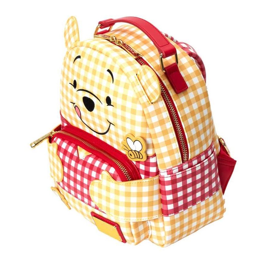 Loungefly Disney Nalle Puh Gingham -reppu 25cm – 3