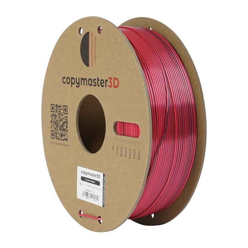 Copymaster3D Duo-Silk 1.75mm 1kg - Juodas/Mėlyna – 4