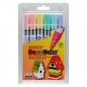 Marvy Uchida -tussit erilaisten pintojen koristeluun. Marvy Decocolor Paint Marker Broad 300-6B Pastel. 6 kpl.