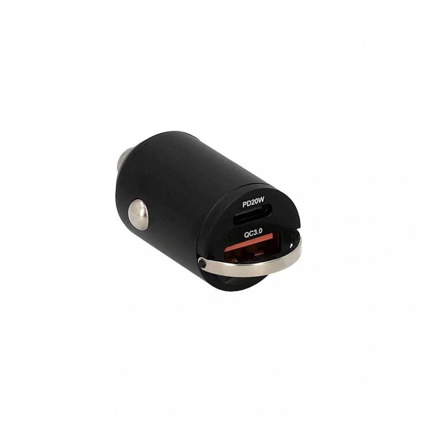 Car charger USB-A, USB-C 38W by Musthavz Juodas – 2