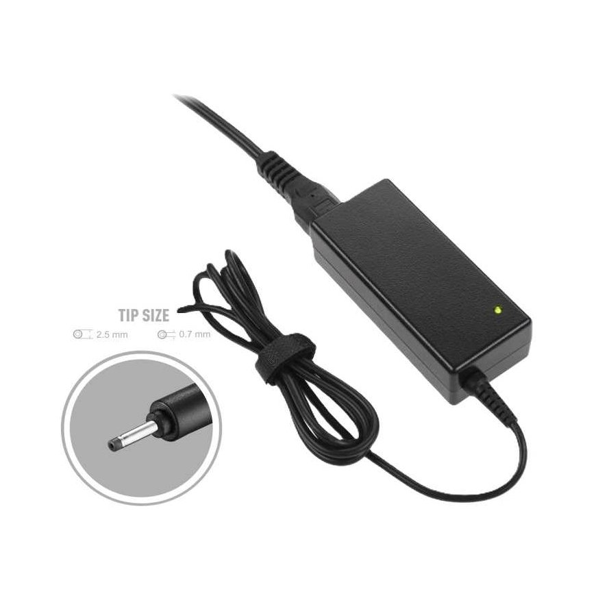 40W laptop charger 19V 2.1A, 2.5x0.7mm, ASUS – 2