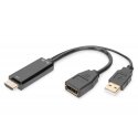 Digitus AK-330101-002-S vaizdo kabelio adapteris 0,2 m HDMI A tipo (standartinis) HDMI + USB Juoda Digitus AK-330101-002-S vaizdo kabelio adapteris 0,2 m HDMI A tipo (standartinis) HDMI + USB Juoda