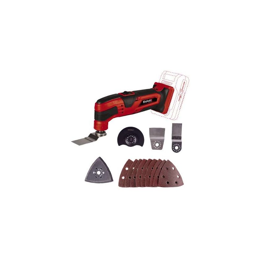 Einhell TC-MG 18 Li-Solo musta, Punainen – 2