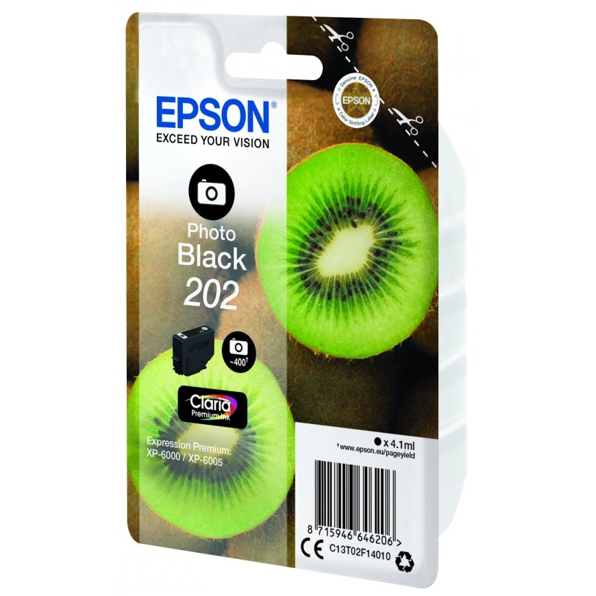 Epson Kiwi 202 tindikassett 1 tk Originaal Standard Yield Fotomust – 3