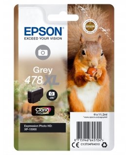 Epson Squirrel 478XL rašalo kasetė 1 vnt Originalus Didelė (XL) išeiga Pilka