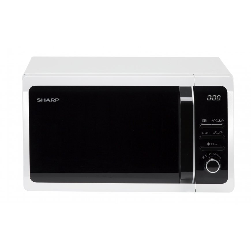 Sharp Home Appliances R-243W микроволновая печь Белый Обычная (соло) микроволновая печь Столешница 2 – 3