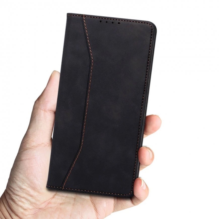 Evelatus knygos dėklas Samsung Galaxy S25 juodas – 4