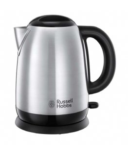 Russell Hobbs Adventure elektrikann 1,7 l 2400 W Must, Hõbe
